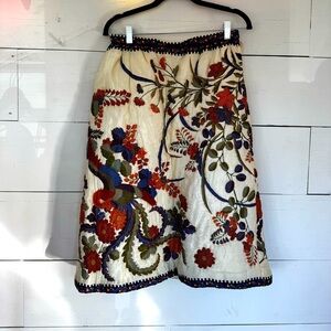 VINTAGE LA VETTA OF BEVERLY HILLS PURE SILK SKIRT - SIZE 10